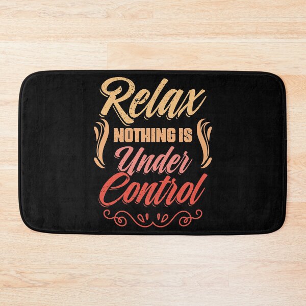 Item preview, Retro Meditation Yoga Sarcasm Relax Nothing Is Under Control designed and sold by Nessshirts.
