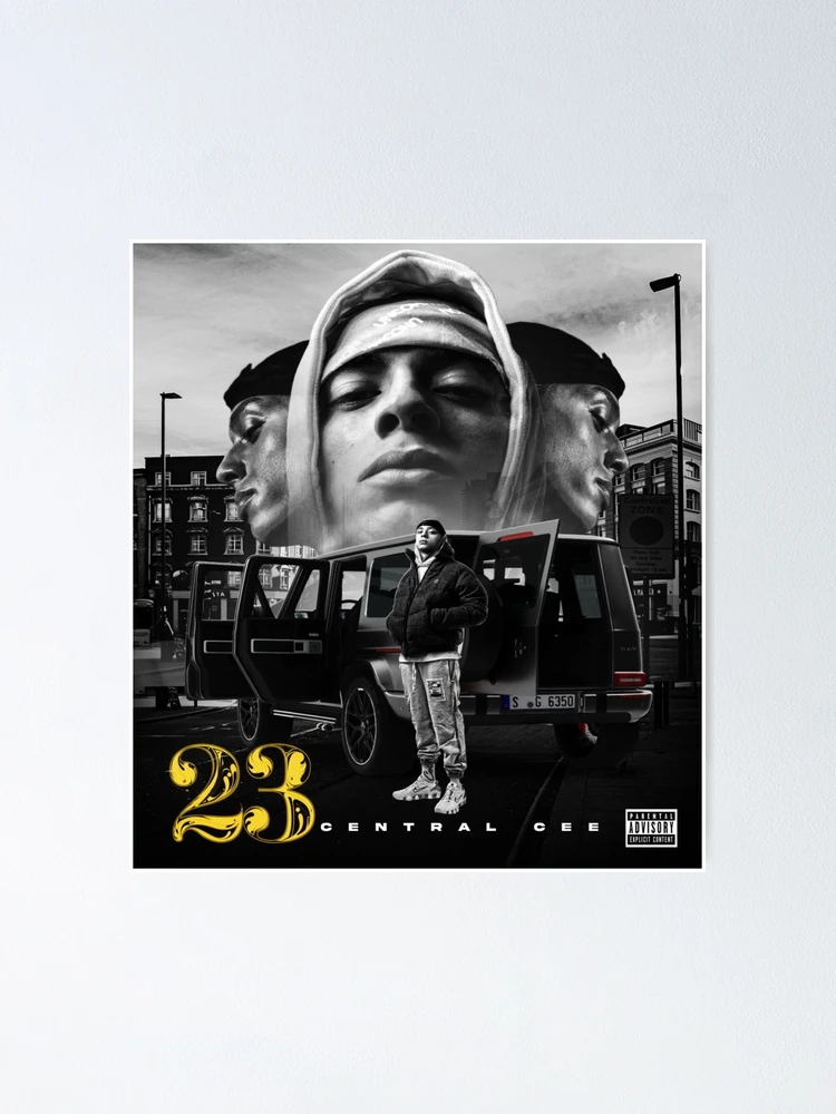 Central Cee 23, Twenty Three, Print POSTER, Album Tracklist