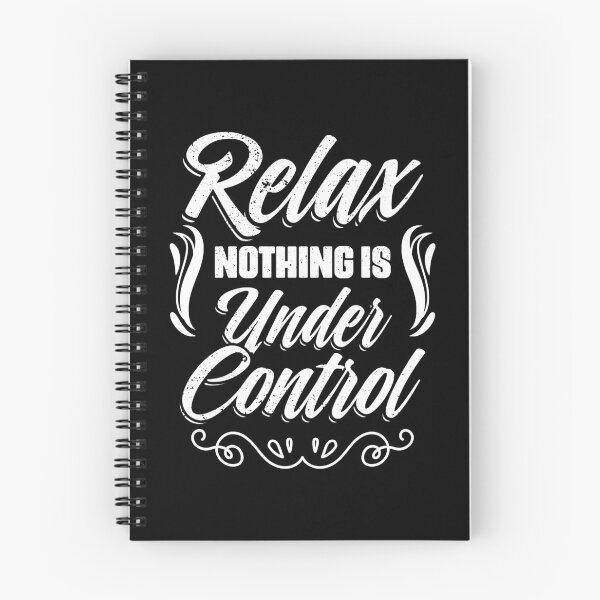 Item preview, Funny Meditation Yoga Sarcasm Relax Nothing Is Under Control designed and sold by Nessshirts.