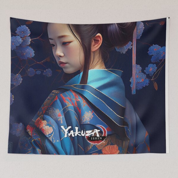 Item preview, Yakuza Ishin Geshia in blue Kimono, like a Dragon. designed and sold by The-Dark-Art.