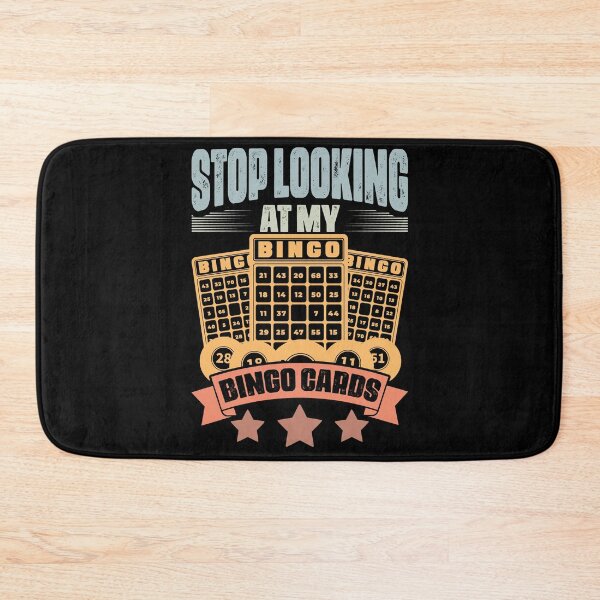 Item preview, Stop Looking At My Bingo Card Retro Bingo Fans Bingo Players designed and sold by Nessshirts.
