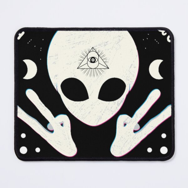 Item preview, Aliens Exist Vaporwave Glitch Style UFO Alien Abduction designed and sold by TonyMckelvy259.