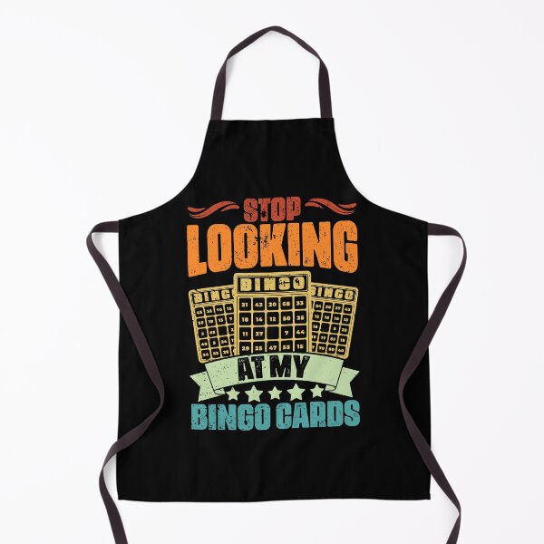 Item preview, Vintage Bingo Queen Bingo Fan Stop Looking At My Bingo Cards designed and sold by Nessshirts.