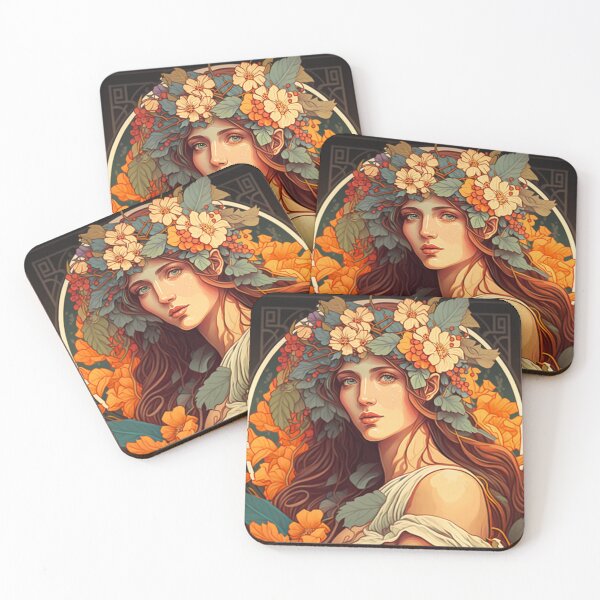 Aperçu de l'œuvre Dame Art Nouveau créée et vendue par GabrielMadrasse.