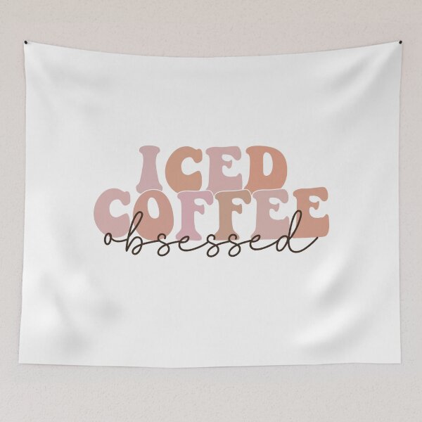 Item preview, Iced Coffee Obsessed designed and sold by VibrantGifts.