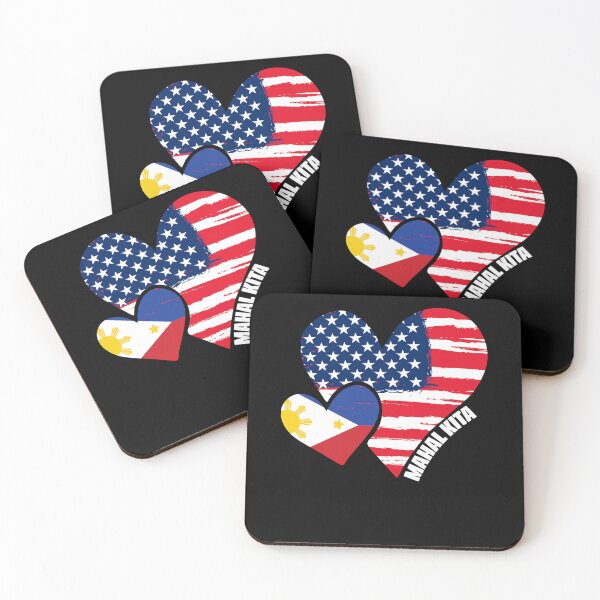 Item preview, Awesome Mahal Kita Filipino American Hearts Philippine Pride designed and sold by Nessshirts.