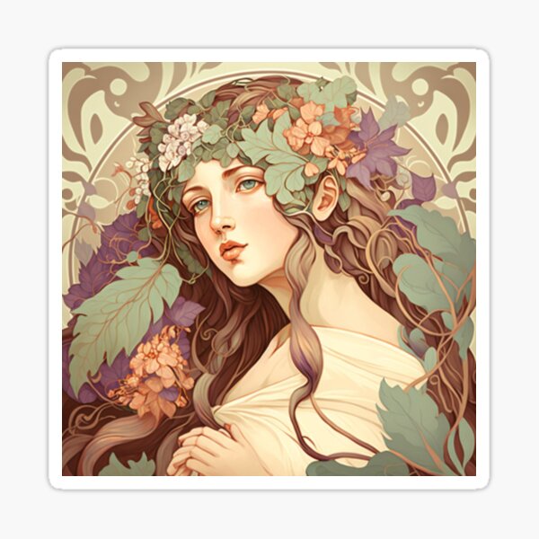 Item preview, Art Nouveau Lady designed and sold by GabrielMadrasse.