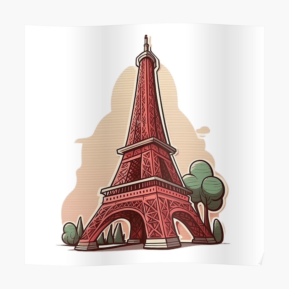 Eiffel Tower Cartoon Eiffel Tower Cartoon