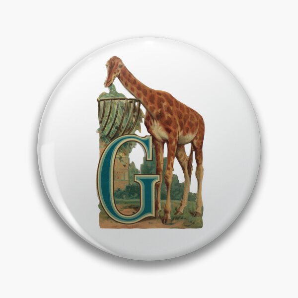 Item preview, Letter g lettering g vintage jirafa  designed and sold by Tropical Blood.