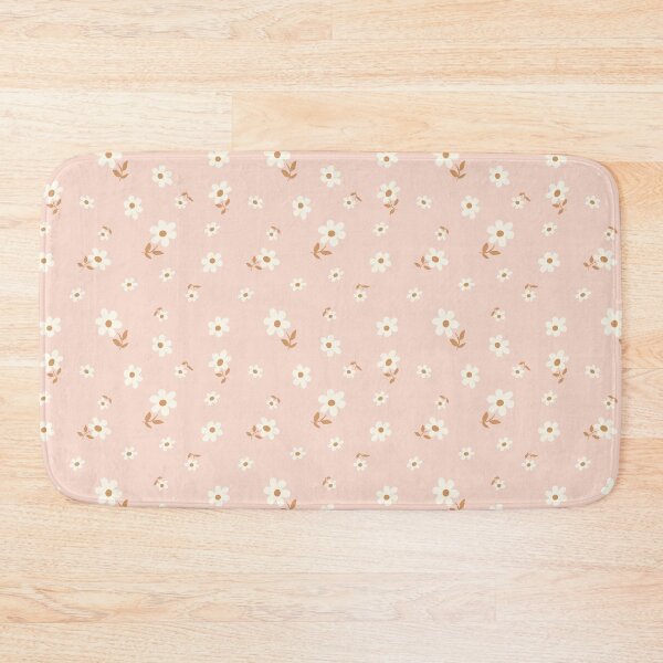 Item preview, DITSY PRAIRIE VINTAGE RETRO FLORALS AND FLOWERS TERRACOTTA CORAL BLUSH WHITE GREEN designed and sold by blomastudios.