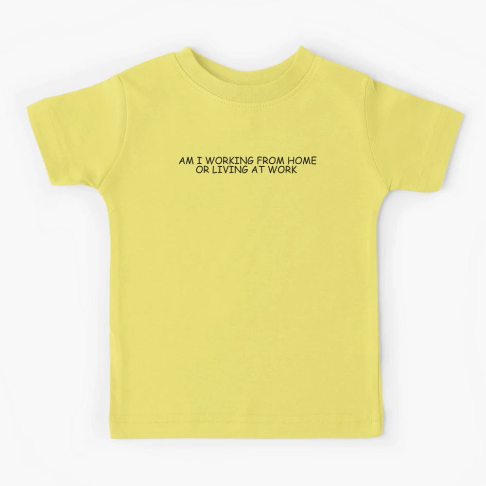 Work From Home Sweatshirt - Yellow