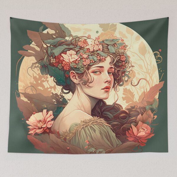 Item preview, Art Nouveau Lady designed and sold by GabrielMadrasse.