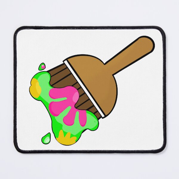 Item preview, Disco paint brush Neopets designed and sold by Mr-Meowsies.