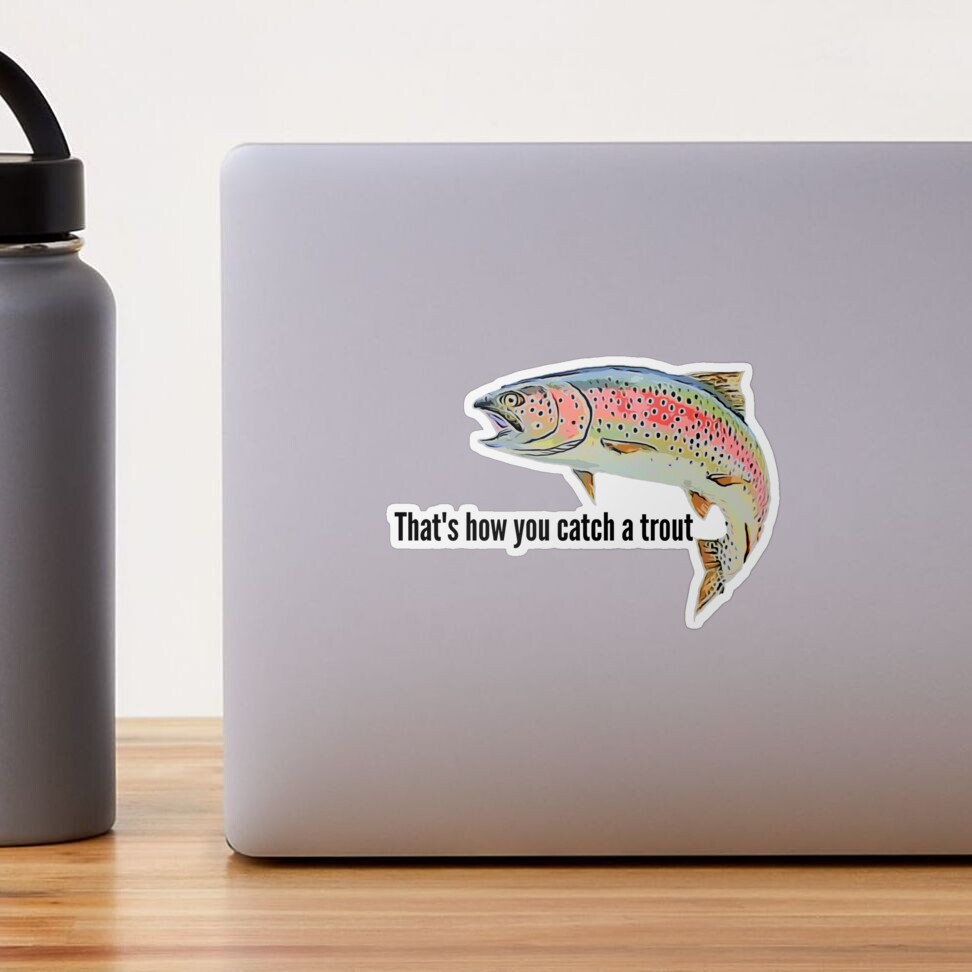 Trout lady - That's how you catch a trout Tote Bag for Sale by TikiTumais