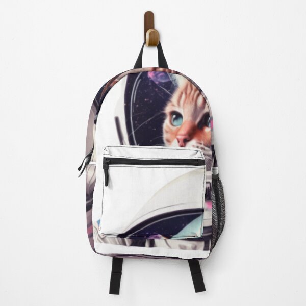 Item preview, a retrowave portrait of cat astronaut designed and sold by Monarch007.