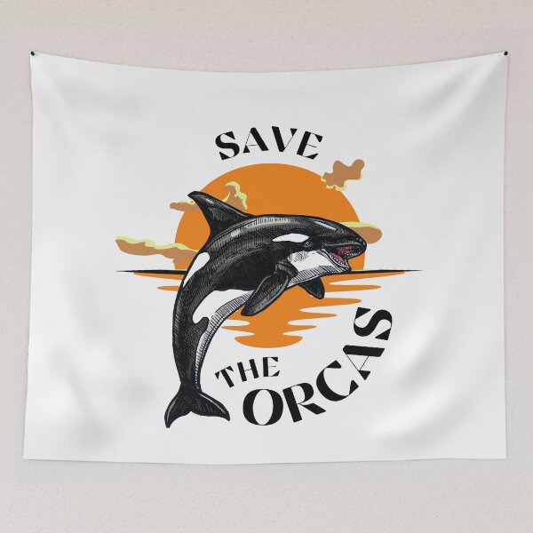 Item preview, Save the orcas designed and sold by addict2reading.