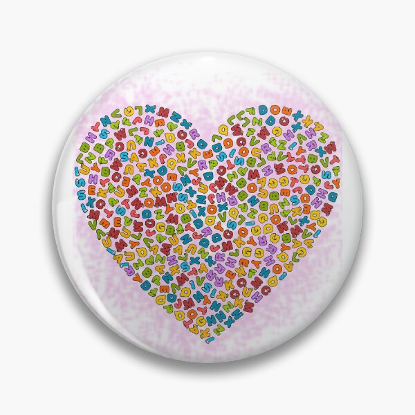 Item preview, ABC Alphabet I Love You English Teacher Valentines Day Gift designed and sold by Goods-by-Jojo.
