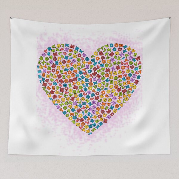 Item preview, ABC Alphabet I Love You English Teacher Valentines Day Gift designed and sold by Goods-by-Jojo.