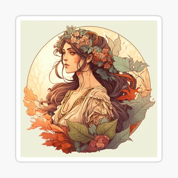 Item preview, Art Nouveau Lady designed and sold by GabrielMadrasse.