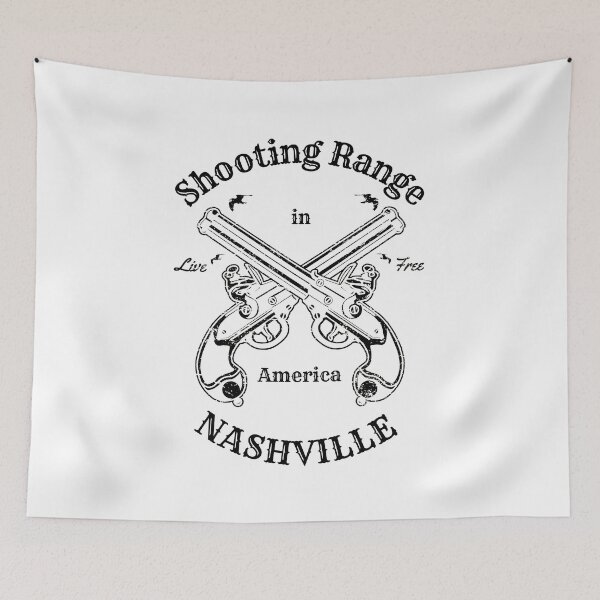 Item preview, Shooting Sports Range Vintage Logo - Nashville in Tennessee America designed and sold by Vintage-TM.
