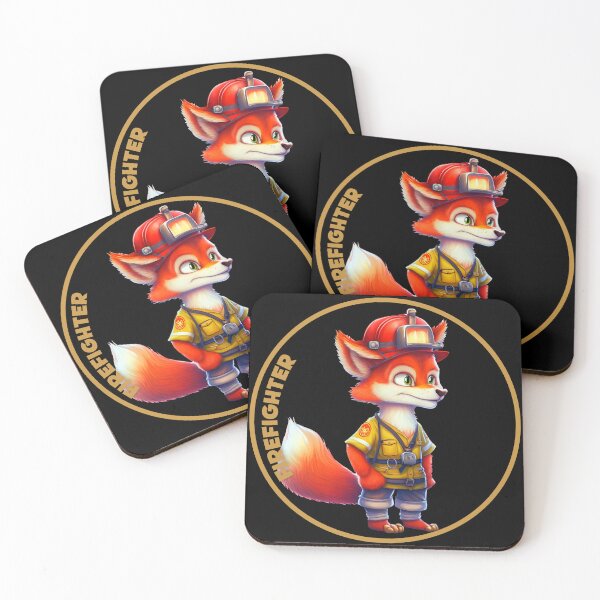 Item preview, Firefighter, sweet fox designed and sold by HarriPaloma.