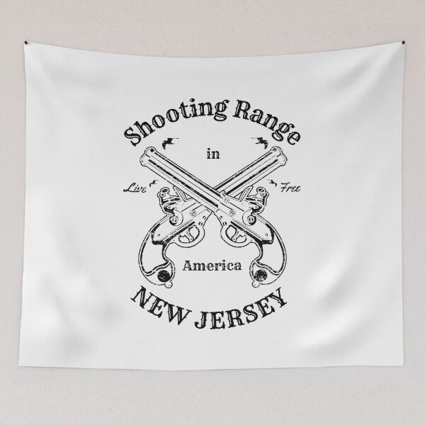 Item preview, Shooting Sports Range Vintage Logo - New Jersey America designed and sold by Vintage-TM.