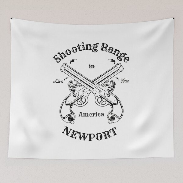 Item preview, Shooting Sports Range Vintage Logo - Newport in Washington America designed and sold by Vintage-TM.