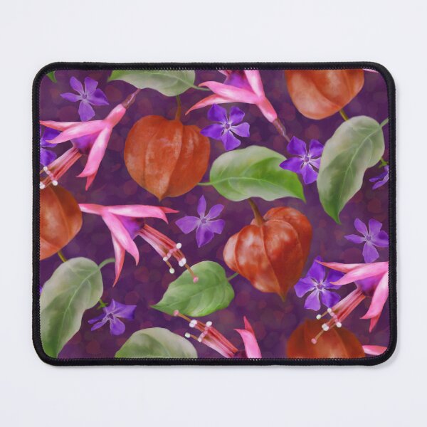 Item preview, Flowers Garden Fuchsia Physalis Seamless Pattern Design designed and sold by Tina Veenstra.