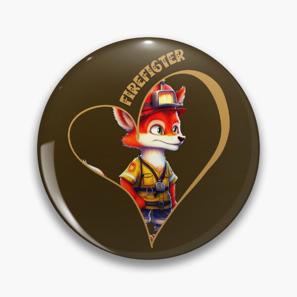 Item preview, Firefighter, fox love designed and sold by HarriPaloma.
