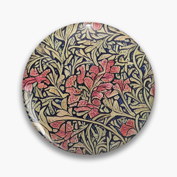 Item preview, The Perfect Blend of Tradition and Modernity: A Morris-Inspired Painting Larkspur pattern   [AI generated, AI art ,schoolbag aesthetic ] designed and sold by 3ac-Arts.