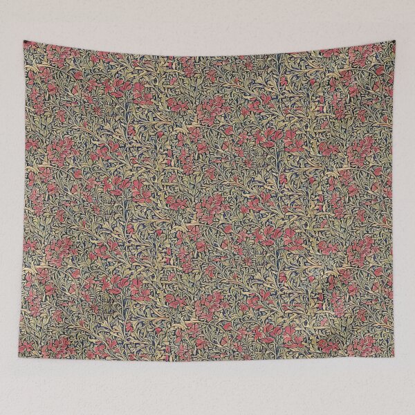 Item preview, The Perfect Blend of Tradition and Modernity: A Morris-Inspired Painting Larkspur pattern   [AI generated, AI art ,schoolbag aesthetic ] designed and sold by 3ac-Arts.