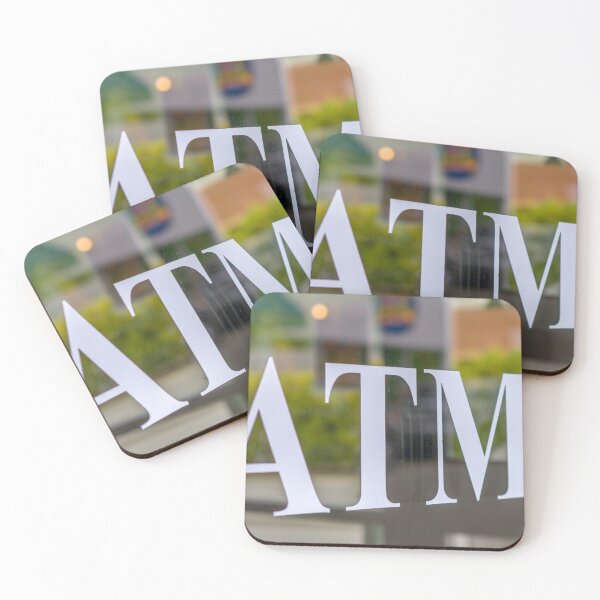 Item preview, ATM sign on window designed and sold by Photopat.