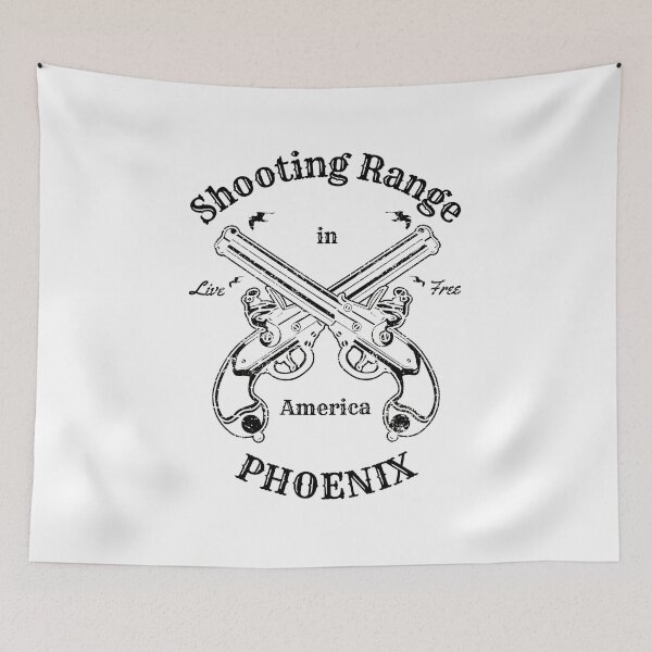 Item preview, Shooting Sports Range Vintage Logo - Phoenix in Arizona America designed and sold by Vintage-TM.