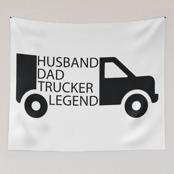 Item preview, Husband Dad Trucker Legend designed and sold by wishyfish.