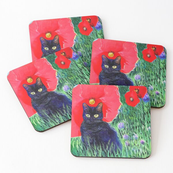 Item preview, Miaouwnet Chat Noir designed and sold by ArtistaCats.