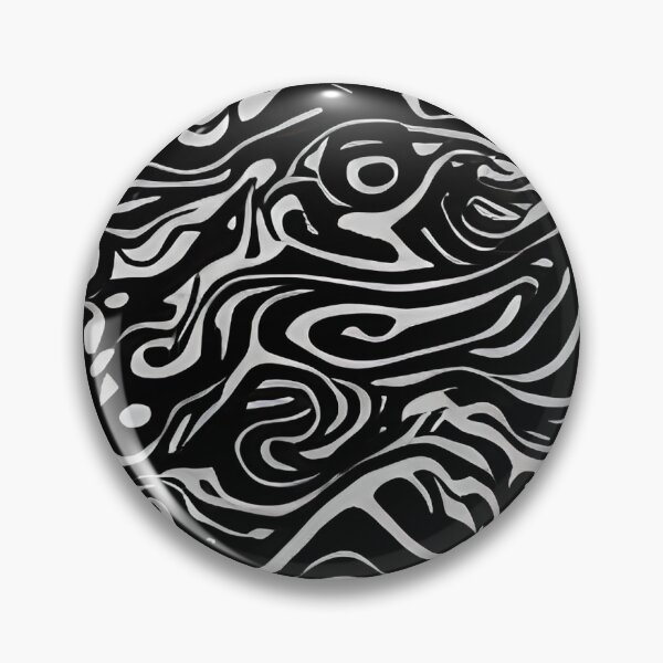 Item preview,  Add a pop of color to your life with the Groovy Swirling Liquid Pattern - black  [AI generated, AI art ,schoolbag aesthetic ] designed and sold by 3ac-Arts.