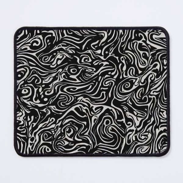 Item preview,  Add a pop of color to your life with the Groovy Swirling Liquid Pattern - black  [AI generated, AI art ,schoolbag aesthetic ] designed and sold by 3ac-Arts.
