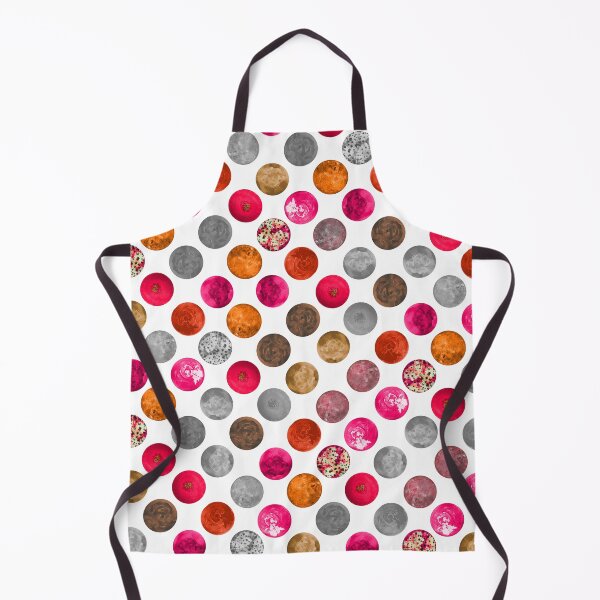 Item preview, Modern Retro Watercolor Pink Orange Geo Spheres Pattern designed and sold by tanjica.