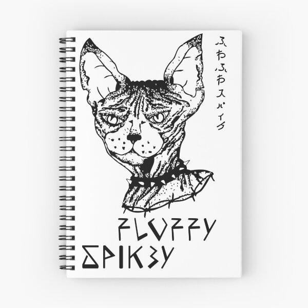 Item preview, Fluffy Spikey gothic cat designed and sold by FluffySpikey.