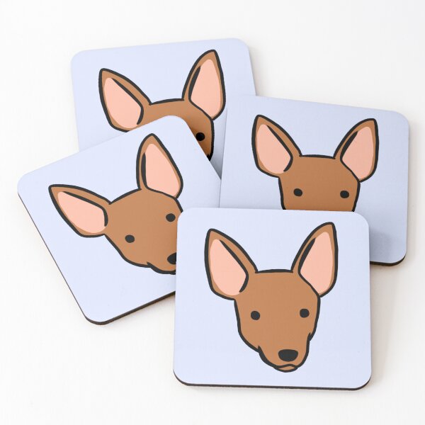 Item preview, Miniature pinscher dog cute illustration  designed and sold by Yarafantasyart.
