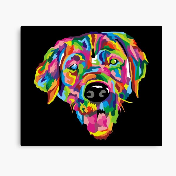 Macca the Golden Retriever Canvas Print