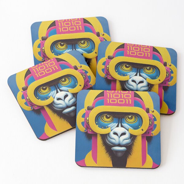 Item preview, Cyber Monkey NFT designed and sold by Gaviani Design Studio.