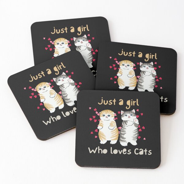 Item preview, Gifts For Cat Lovers Girls Just A Girl Who Loves Cats Cute Cat Lover designed and sold by Abdelhakim-ben.