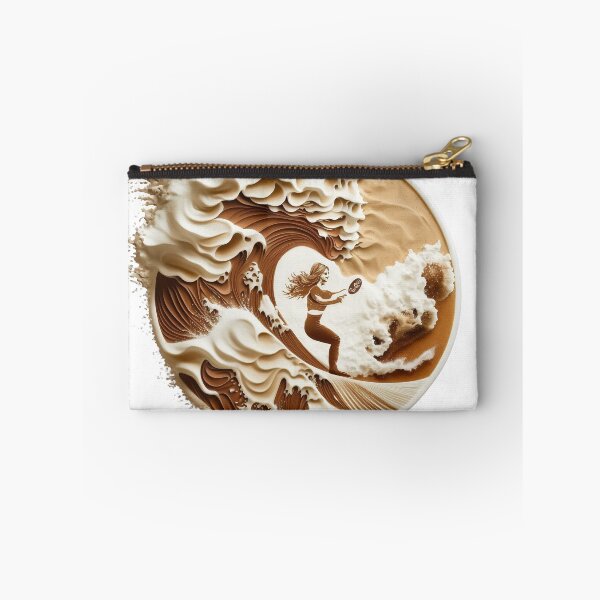 Item preview, A cup of latte coffee with decorations designed and sold by MarkasMaiArt.