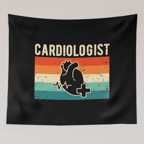 Item preview, Cardiology Cardiologist Retro Vintage designed and sold by NestaReign.