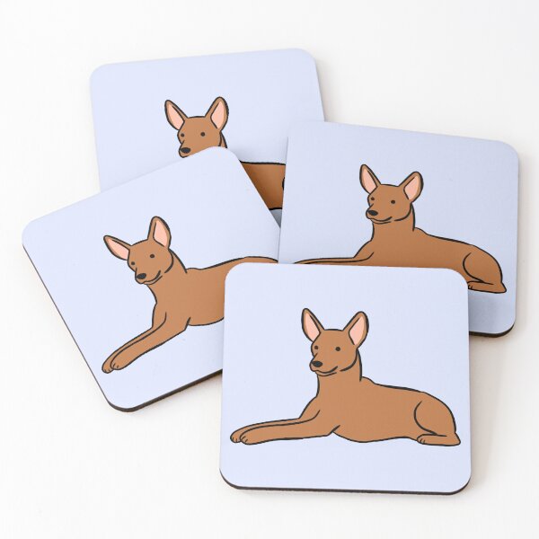 Item preview, Miniature pinscher dog cute illustration  designed and sold by Yarafantasyart.