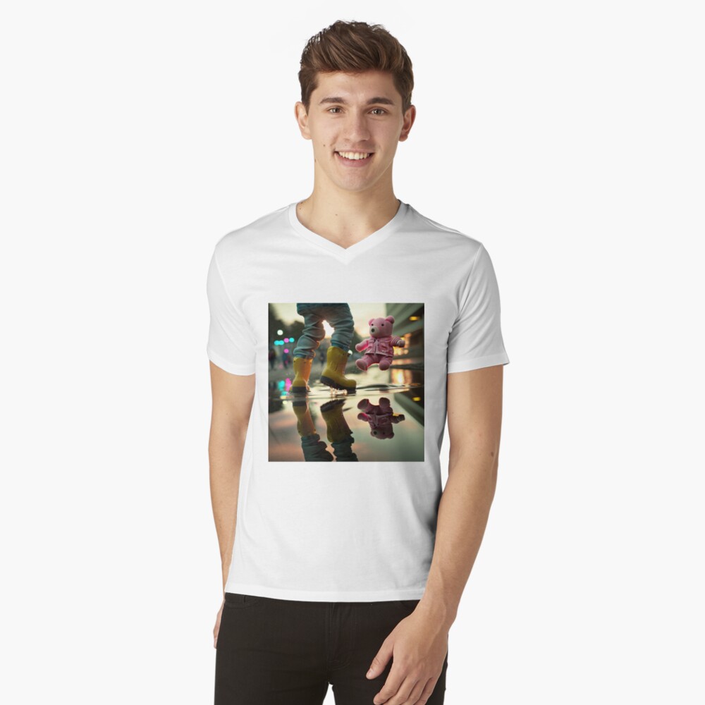 Item preview, V-Neck T-Shirt designed and sold by AI-nspiration.