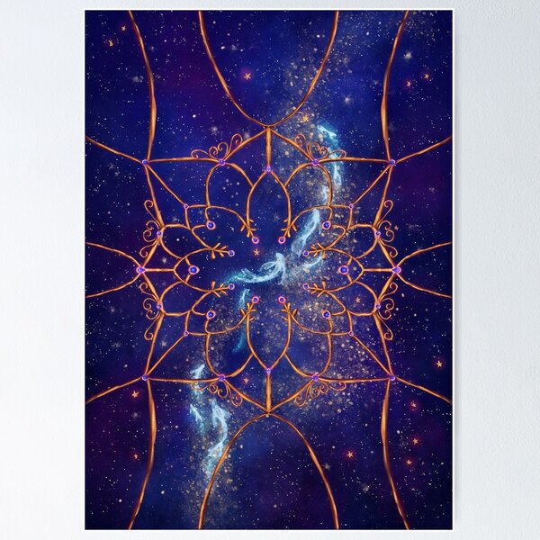 Item preview, Golden Galaxy Swim designed and sold by IcyArtShop.
