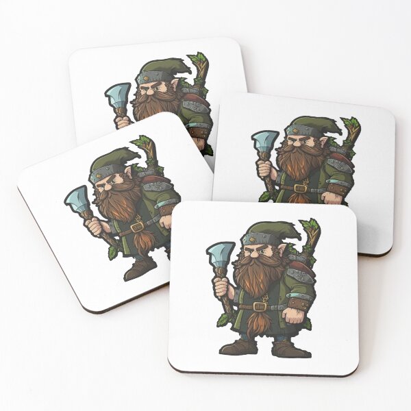 Item preview, Male Druid with a blue staff Sticker designed and sold by Digital-Space.