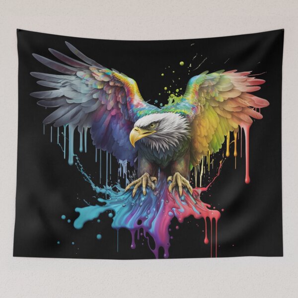 Item preview, Wild Eagle (Stylized) designed and sold by DoublecrashArt.